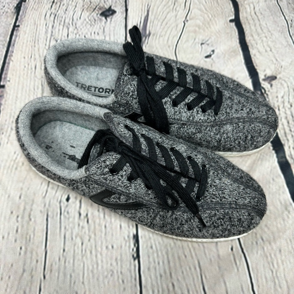 Tretorn Gray and Black Sneakers - Picture 10 of 11
